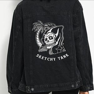 Sketchy Tank Jean jacket Zumiez